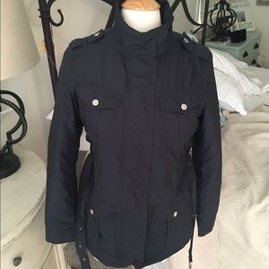 Lightweight Navy Michael Kors fall jacket.