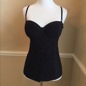 Button up, lace back. Never worn...Not for sale