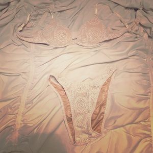 Venus high rise crochet bikini