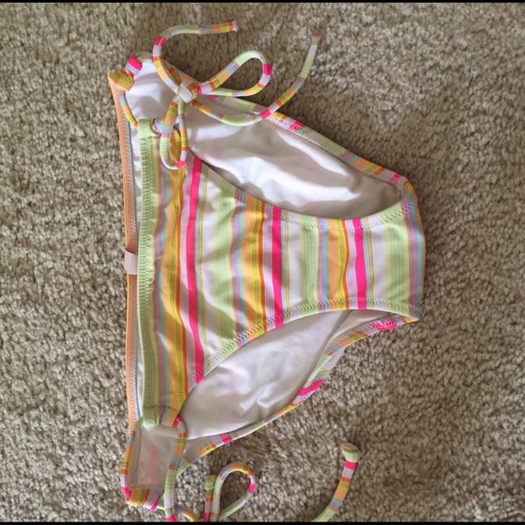 Victoria's Secret striped bikini bottoms - Picture 1 of 3