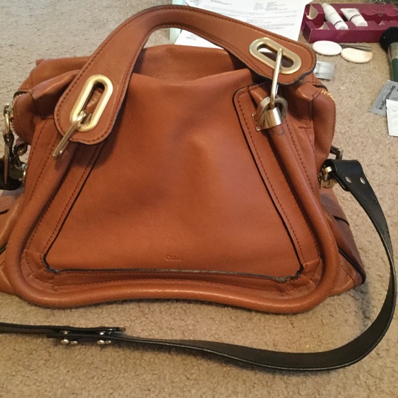 Authentic Chloe Paraty medium military strap