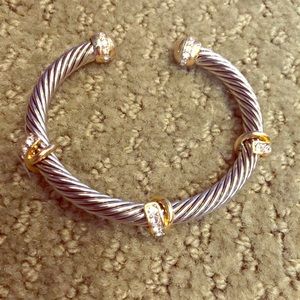 Rope bangle-- look a like to David yurman