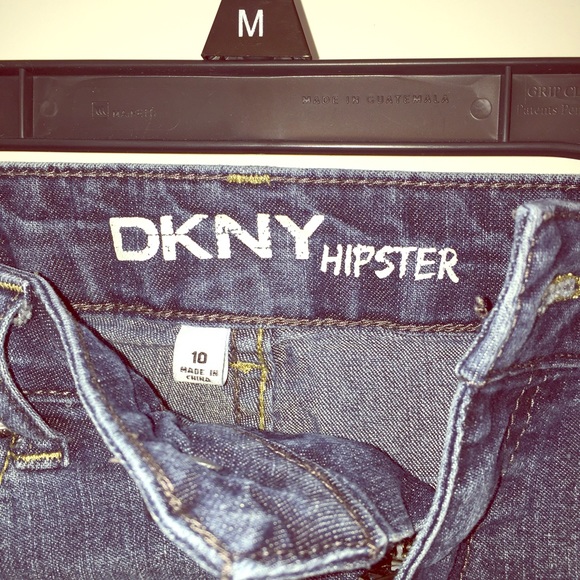 Girls DKNY denim shorts