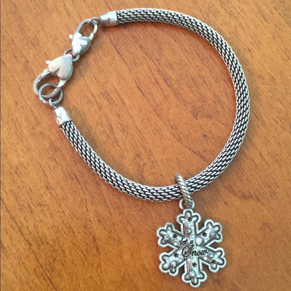 Brighton Charm Bracelet w/ Snowflake Charm