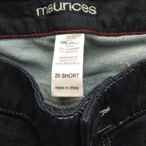 NWT Maurices flex super soft jeans PLUS 20 Short