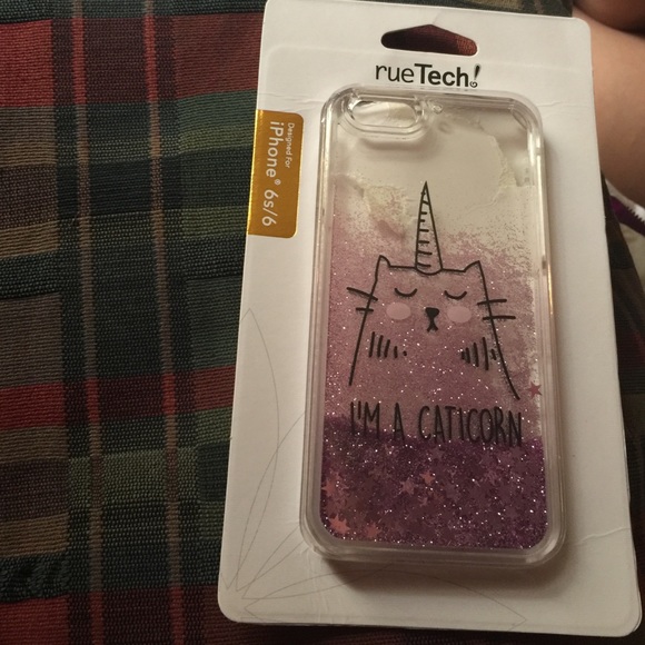Rue tech iPhone 6s/6 I'm a caticorn pink glitter