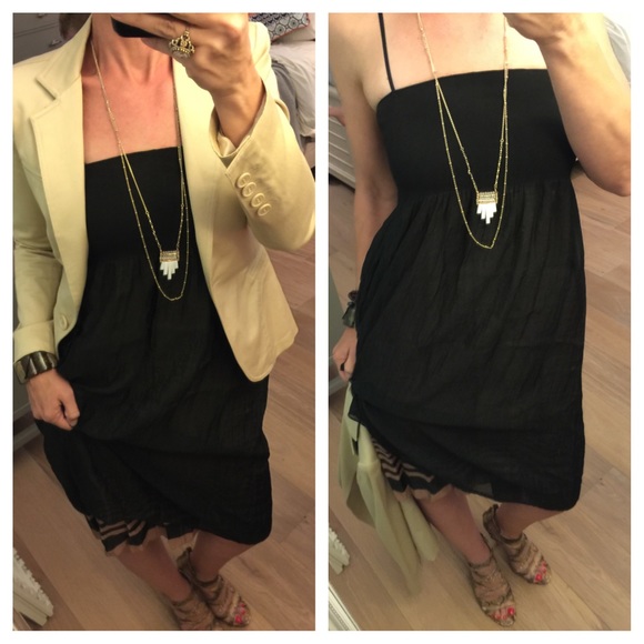 Max Studio OS Strappy Dress