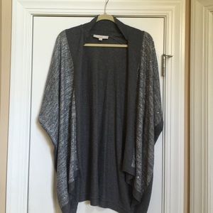 Pretty grey shawl with sequin detail
