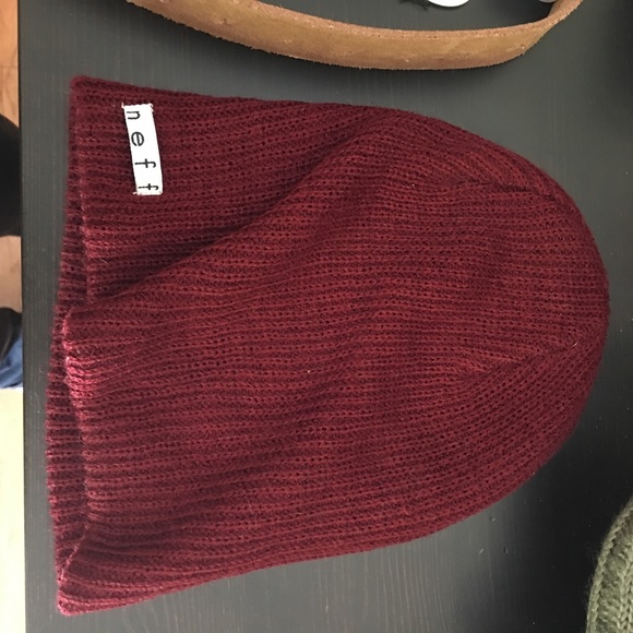 Maroon Neff beanie