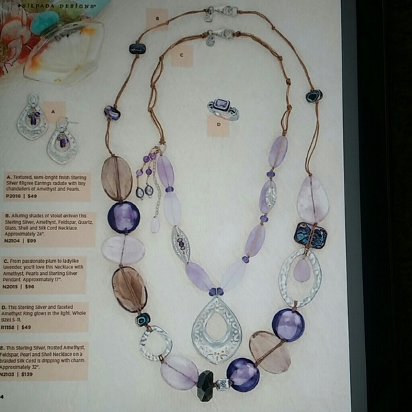 Silpada shades of violet necklace - Picture 4 of 4