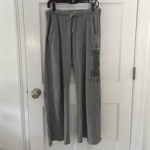VS PINK Gray Sweatpants