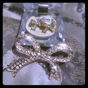 Bow earrings and ring set