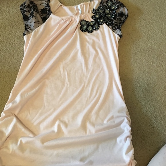 Maurice's short sleeve with embellishment