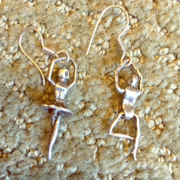 Vintage dancing couple earrings