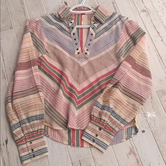 Free People button down top