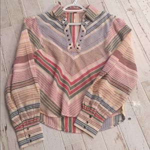 Free People button down top