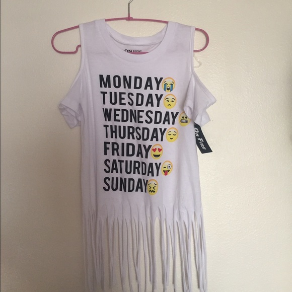 Days of the week emoji shirt