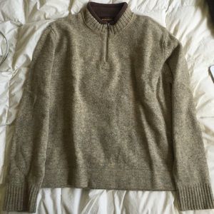 Woolrich sandy colored fleece.