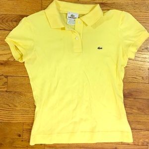 Lacoste bright yellow polo. Size 36 (4)