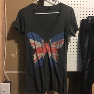 British flag tee size S