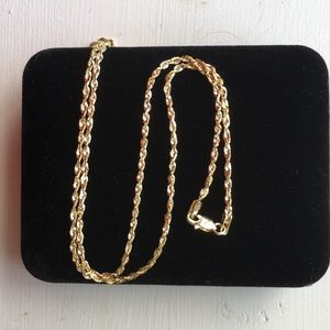 14K Yellow Gold Rope Chain - 18"