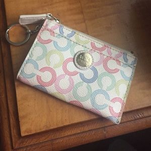 Coach mini wallet