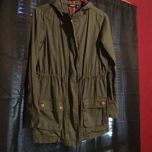Long Green Fall/Spring Coat