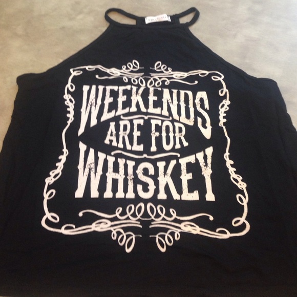 LAST ONE NWT Weekends are for Whiskey Tank - Picture 4 of 4