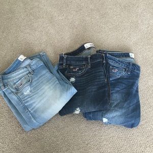 3 Pair of Hollister Jeans