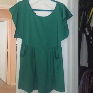 Free people open back dress