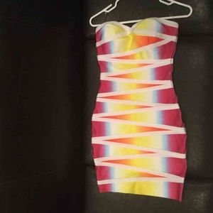 Limited Edition Multicolored Mini Dress