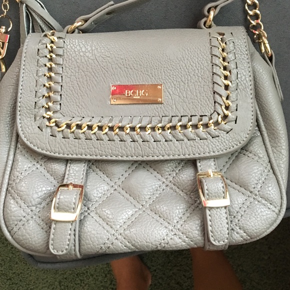 Gray BCBG bag never used