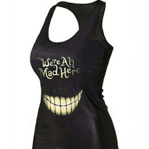 Sleeveless Cult Bird Digital Print Tank Top