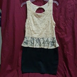 -RESERVED FOR TRADE- Peplum Dress