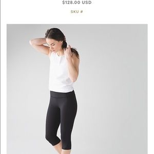 Lululemon Cropped Leggings Brand New