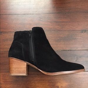 Aldo Suede Black Booties