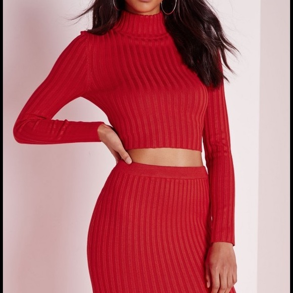 **BUNDLE** Missguided knitted sweater/skirt