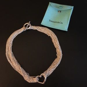 Tiffany & Co. Multi-chain heart choker