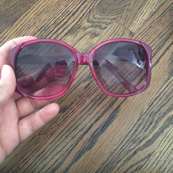 Hot pink Jessica Simpson sunglasses