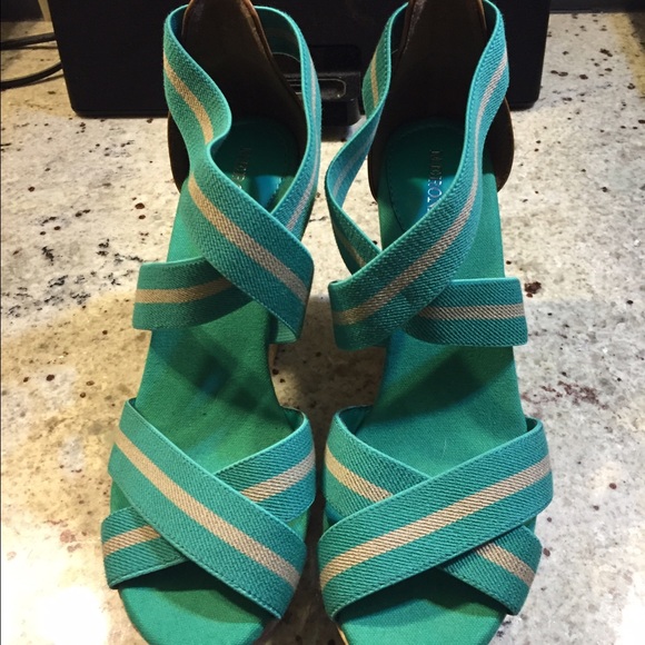 Teal Espadrille Sandals