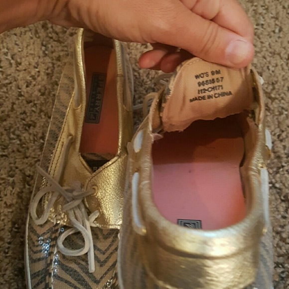 Sequin Zebra Print Sperry Topsiders - image 3