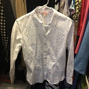 Brooks Brothers polka dot button up