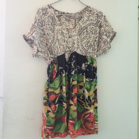 Printed floral dress