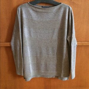 Vince glitter stripe pullover.