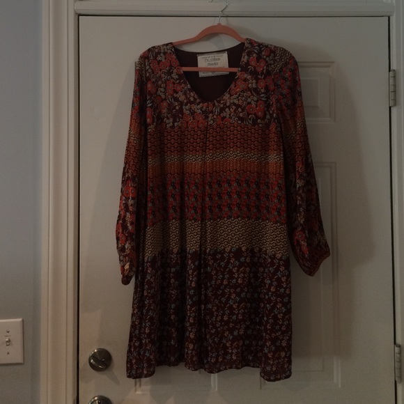 Work friendly boho floral shift