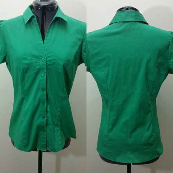 Kelly green ANTILIA FEMME button down M