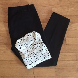 Jcrew Factory Black Winnie Pant Size 4