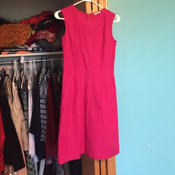 Magenta UniQlo dress