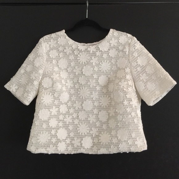ASOS Top with 3D Daisy Appliqué