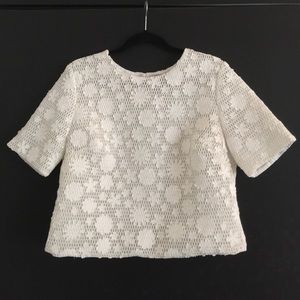 ASOS Top with 3D Daisy Appliqué
